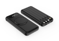 Внешний аккумулятор Authority с беспроводной зарядкой, 10000 Mah, чёрный