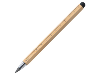 Вечный карандаш Sicily Bamboo из бамбука со стилусом и линейкой