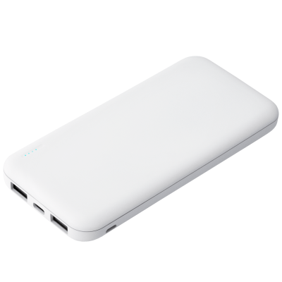 Внешний аккумулятор с подсветкой Люче (Luce) 10000 mAh, белый