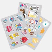 Наклейки UV-DTF Sticker Pack на заказ