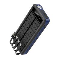 Внешний аккумулятор Xyron с солнечной панелью, 10000 mAh, синий