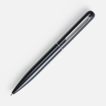 Ручка шариковая Scribo, матовая черная