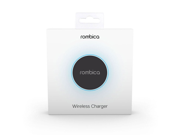 Беспроводное зарядное устройство NEO Core Quick c быстрой зарядкой с логотипом Rombica