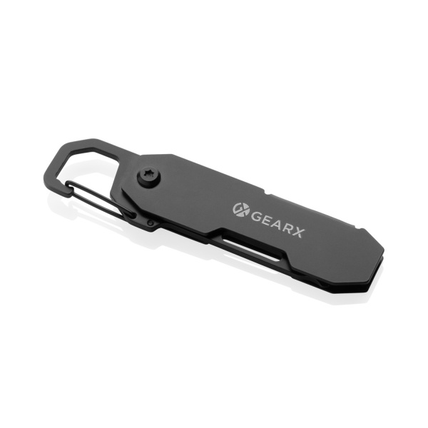 Мультитул GearX с карабином и открывалкой для посылок