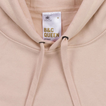 Толстовка с капюшоном женская Queen, черная, размер 3XL