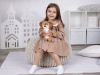 Мягкая игрушка Beastie Toys, собачка с белым шарфом