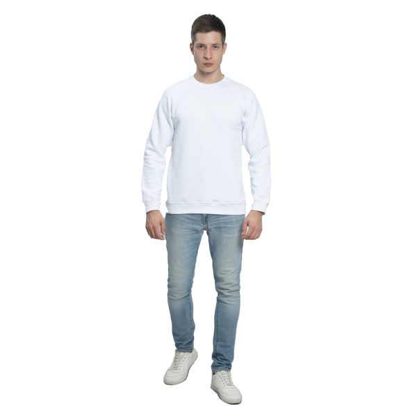 New Gen свитшот 300 г/м2 3-нитка с начесом белый XS