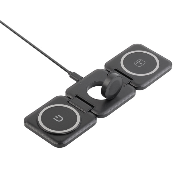 Складная беспроводная (15W) зарядная станция "Flip" с MagSafe