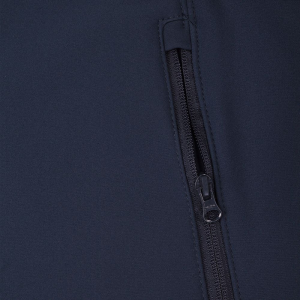 Куртка мужская Hooded Softshell темно-синяя, размер S