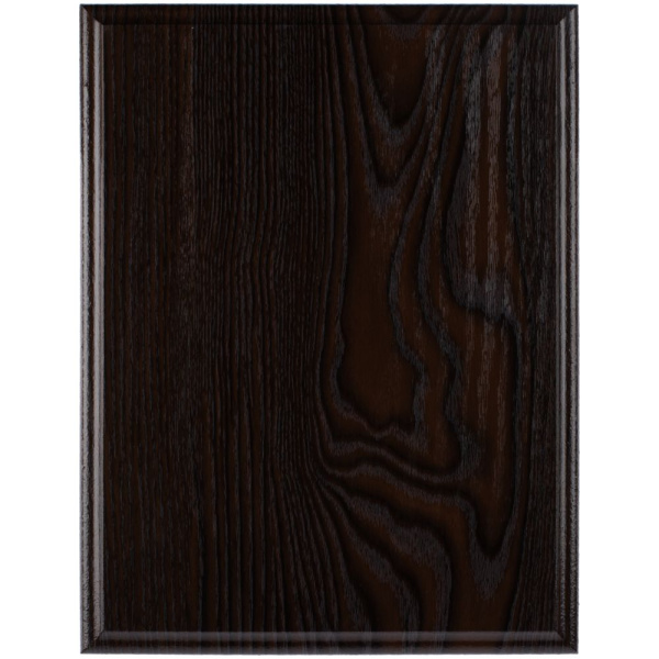 Плакетка Plaque, большая, венге с золотистой пластиной