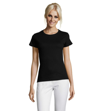Футболка женская Regent Women черная, размер XXL