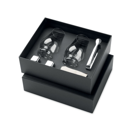 Set of whisky tasting glasses