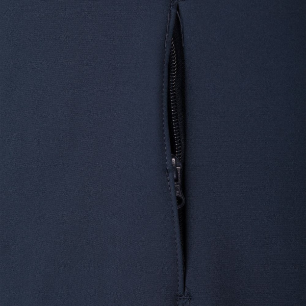Куртка женская Hooded Softshell темно-синяя, размер S