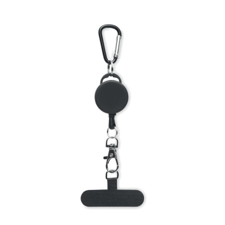 Retractable phone holder