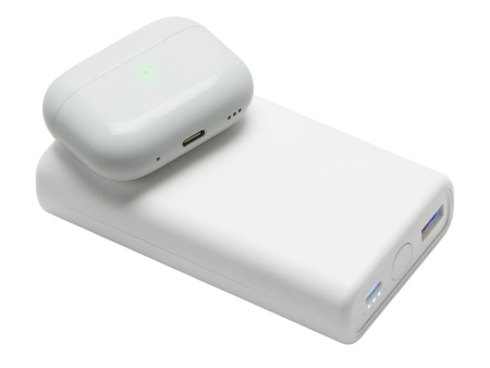Внешний беспроводной аккумулятор 2-в-1 с функцией зарядки Apple Watch, QC/PD AtomIQ, 10000 мАч