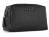 Косметичка BUGATTI БЕЛЛА | BELLA, чёрная, воловья кожа/полиэстер, 19х8,5х11 см