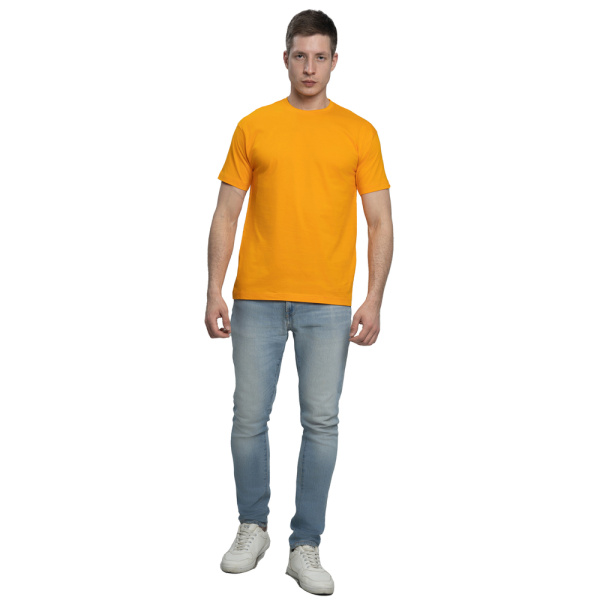 РУЗФутболка MODERN 180г/кв.м. желтая кругл. ворот XXL//