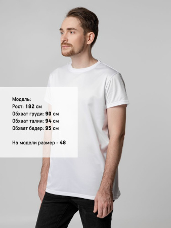 Футболка унисекс для сублимации Paint Tee, белая, размер 56