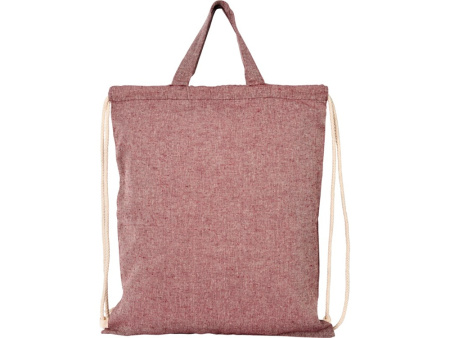 Сумка-рюкзак Pheebs из переработанного хлопка, 150 г/м²