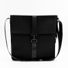 Шоппер Superbag Companion, с тремя отделениями, боковым креплением (карабин) и карманом (черный)