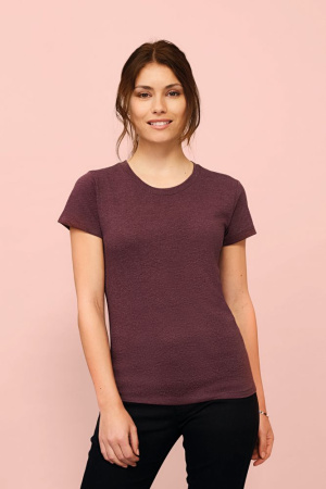 Футболка женская Regent Fit Women черная, размер XXL