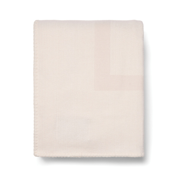 Плед VINGA Monogram из переработанного полиэстера GRS, 170x130 см