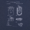 Футболка приталенная Old Patents. Lighter, синий меланж, размер S