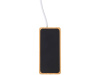 USB хаб с подсветкой лого Reedia S5, 3*USB, 1*Type C, бамбук, черный