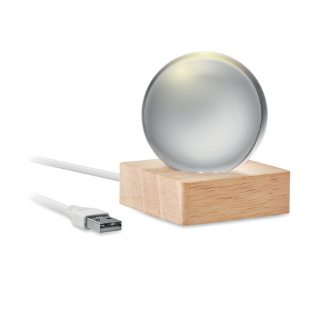 LED glass ball