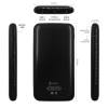 Внешний аккумулятор с подсветкой Bplanner Power 4 ST, 8000 mAh (Красный)