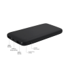 Внешний аккумулятор Bplanner Power 2 ST, софт-тач, 10000 mAh (Черный)