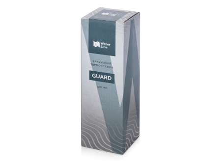Вакуумная термокружка c кнопкой Guard, soft-touch, 400 мл