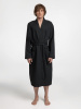 Халат вафельный Kimono, черный, размер XL/XXL