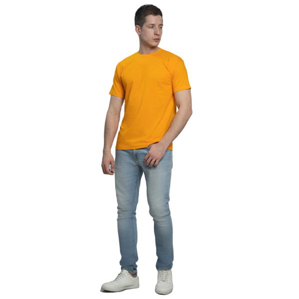 РУЗФутболка MODERN 180г/кв.м. желтая кругл. ворот XXL//