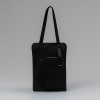 Шоппер Superbag Pocket, с внутренним креплением (карабин) и чехлом для мелочей (черный)