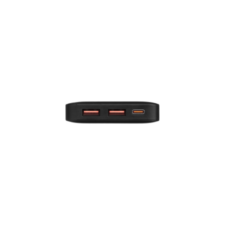 Внешний аккумулятор с цветной подсветкой Анкор Макс Плюс PD (Ancor PD Max Plus) 10000 mAh, черный