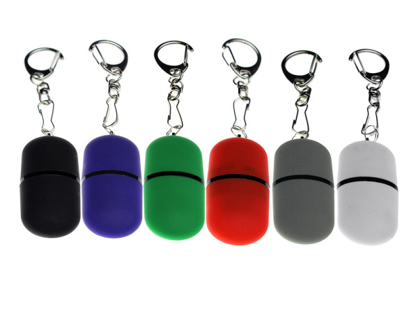 USB 3.0- флешка Goutte Soft-touch на 128 Гб каплевидной формы