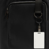 Шоппер Superbag Pocket, с внутренним креплением (карабин) и чехлом для мелочей (черный)