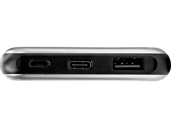 Внешний аккумулятор Forge v.2, металл, 10000mah, серебристый