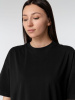 Футболка оверсайз женская Boxy Women, черная, размер XL