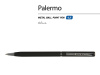 Ручка шариковая автоматическая BrunoVisconti® PALERMO цвет корпуса черный, soft-touch, 0.7 мм