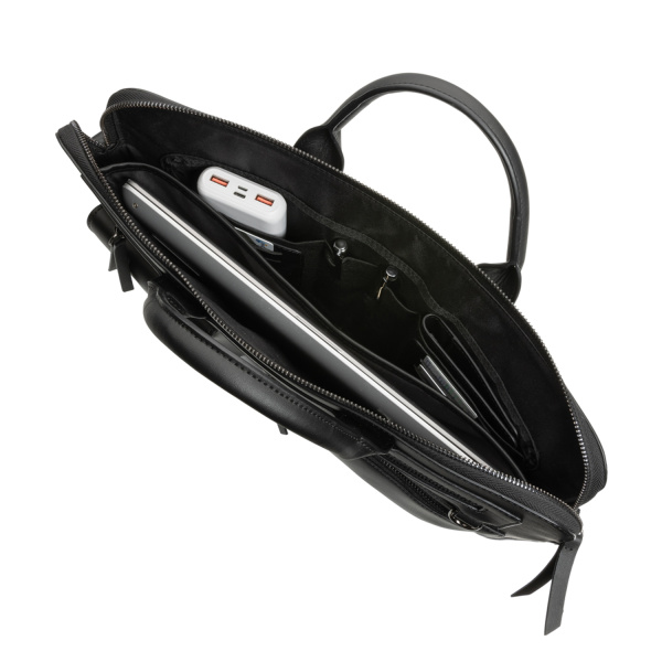 Сумка для ноутбука Swiss Peak из переработанного полиуретана GRS, 14’’