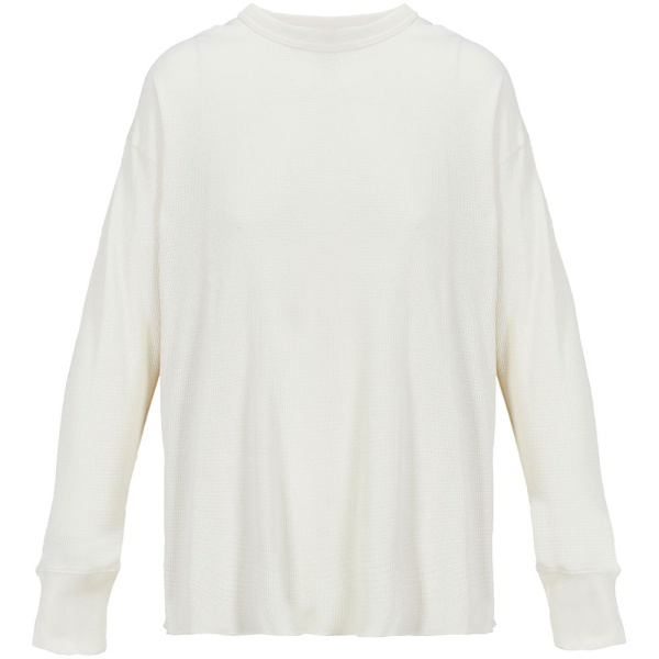 Футболка с длинным рукавом Thermal T, бежевая (неокрашенная), размер S