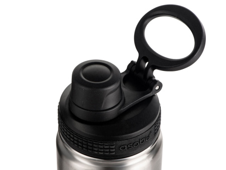 Вакуумная термобутылка ALPINE FLASK, 530 мл, черный
