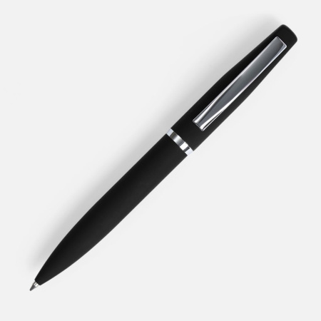 Ручка шариковая Bolt Soft Touch, черная