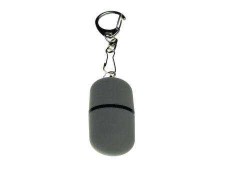USB 2.0- флешка Goutte Soft-touch на 128 Гб каплевидной формы