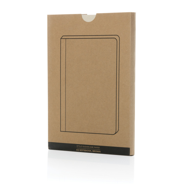 Блокнот Stylo из сахарного тростника (сертификат Bonsucro), A5