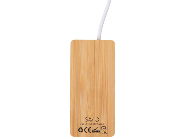 USB хаб с подсветкой лого Reedia S5, 3*USB, 1*Type C