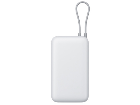 Внешний аккумулятор с встроенным кабелем Xiaomi Power Bank 20000mAh (Integrated Cable) GL Light Gray