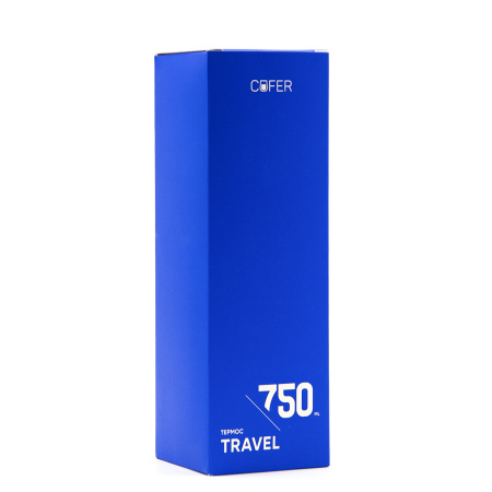 Термос Travel софт-тач 750мл (черный)